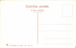 VINTAGE POSTCARD Genova Campasanto Galleria inferiore