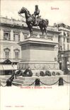 VINTAGE POSTCARD Genova Monumento Giuseppe Garibaldi