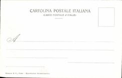 POSTAL Lago Maggiore Dei aislado ED Pescatori de la VENDIMIA