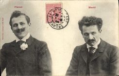 VINTAGE POSTCARD Fantaisie Promises in marriage Marie Homme