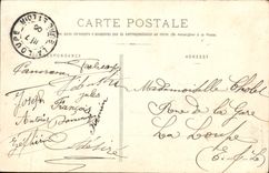 VINTAGE POSTCARD Fantasy War with the celibacy Folds of old maids Men