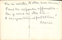 VINTAGE POSTCARD Invocation Of the Young man To be married