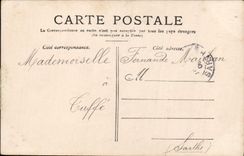 VINTAGE POSTCARD My Softer Thoughts I Go from there Towards You Woman