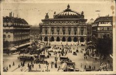 CPA Paris En Flanant Place De I'Opera