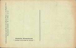 VINTAGE POSTCARD Miraculous Medal As With the Midnight mass