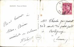 CPM Orleans Place Du Martroi