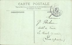 VINTAGE POSTCARD Mans Palate De I' Universite