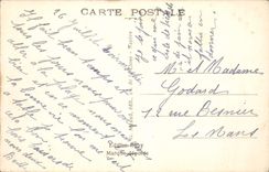 VINTAGE POSTCARD Passage Of Gois Refuge uses by the travellers surprised by the sea