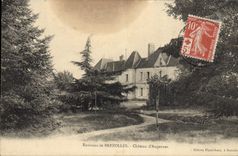 POSTAL Surroundings De Brezolles Castle D Angennes de la VENDIMIA