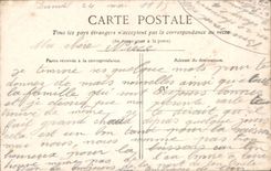 CPA J'ai Cueilli ces fleurs pour toi Militaria Homme