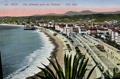 CPA Nice Vue Generale Prise Du Chateau