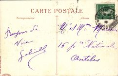 VINTAGE POSTCARD Nice New Gardens And Palate Of the Pier