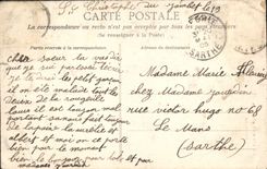 VINTAGE POSTCARD Soldier Woman Folklore