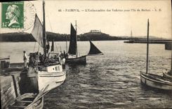 CPA Paimpol L'Embarcadere Des Vedettes Pour I'lle De Brehat
