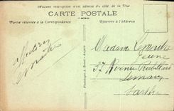 POSTAL Paimpol de la VENDIMIA la etapa de aterrizaje de las motoras de alta velocidad para I' De Brehat