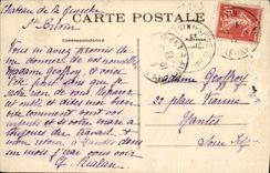 Pinos del St Brevin de la POSTAL de la VENDIMIA el castillo de Guerche