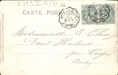 VINTAGE POSTCARD Joinville View Midday Good seal