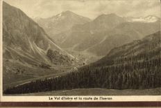 CPA Le Val D'Isere Et La Route De I'Ilseran