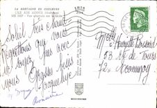 MODERN CARD Brittany Colors the Island With the Monks View on the Gulf