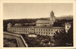 VINTAGE POSTCARD Island Saint Honorat Monastery De Lerins View of the abbey