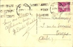 CPA Lisieux Vieilles Maisons Place Victor Hugo