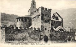 CPA Luz Saint Sauveur Eglise Des Templiers