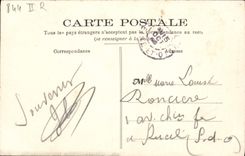 POSTAL Lavardin de la VENDIMIA la subsistencia