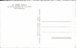 CPM Lyon La State Equestre De Louis XIV Place Bellecour