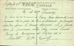 VINTAGE POSTCARD the Moon De Landerneau Boat