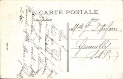 VINTAGE POSTCARD Louhans Elementary School Boys