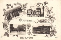 CPA Souvenir De Lyon