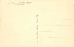 POSTAL Mittlach de la VENDIMIA con Rotenbachkopf y Rainkopf