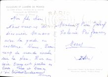 MODERN CARD Colors And Light Of Monaco France the palate of the Prince