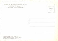 POSTAL MODERNA institución San José del rebuzno de Castle De Mesneres In el cuarto de los cuatro tambores