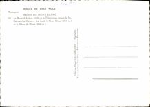 POSTAL MODERNA masivo de Mont Blanc el montaje del laburnum alpestre y el venir teleferic de St Gervais les Bains