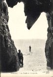 VINTAGE POSTCARD Morgat the Cave De I' Anguille