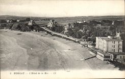 VINTAGE POSTCARD Morgat the Hotel Of the Sea