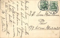 Prefectura de Metz de la POSTAL de la VENDIMIA