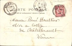 CPA Souvenir Des Alpes Haute Maurienne Forts de l'Esseillon et dent parachee Cachet Bramans 