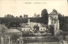 VINTAGE POSTCARD Marmoutier Caves