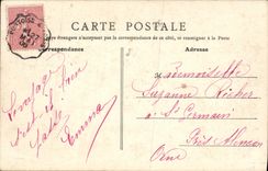 VINTAGE POSTCARD To remember De Montmorency