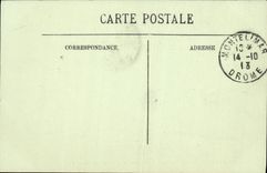 VINTAGE POSTCARD Montelimar Carries St Martin the barracks and road of Valence