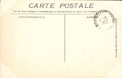Ataque frontal de Montpellier de la POSTAL de la VENDIMIA de la catedral