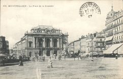 CPA Montpellier La place de la Comedie