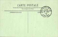 VINTAGE POSTCARD Montelimar the town hall