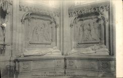 Tumba de St. Louis de la cámara acorazada de Dreux de la POSTAL de la VENDIMIA de la duquesa de Orleans y de la princesa Adelaide