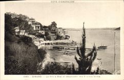 La POSTAL Dinard Bric de la VENDIMIA tiene Brac y Debarcadere de las motoras de alta velocidad verdes