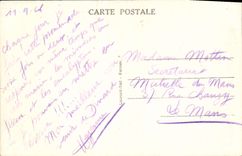 La POSTAL Dinard Bric de la VENDIMIA tiene Brac y Debarcadere de las motoras de alta velocidad verdes