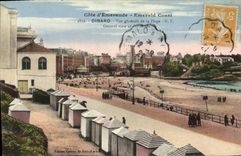 CPA Dinard Vue Generale De La Plage