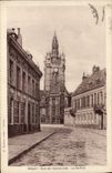 VINTAGE POSTCARD Douai Street De I' Universite the Belfry